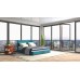 Saltea Bien Dormir Optimus Pocket, ortopedica, Argentum, aerisire banda 3D, spuma poliuretanica, arcuri pocket spring